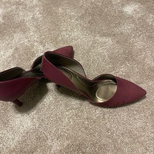 Burgundy dress shoes